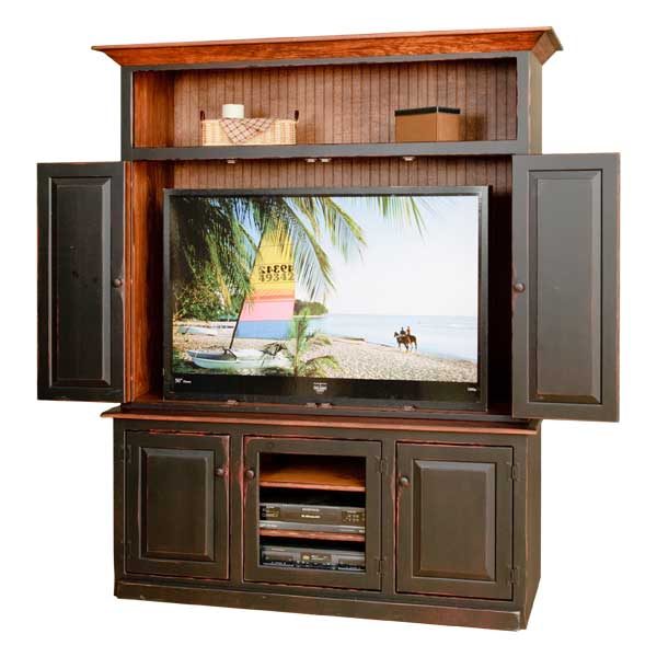 5 Flat Screen Tv Cabinet Honey Brook, Tv Cabinet With Doors For Flat Screen